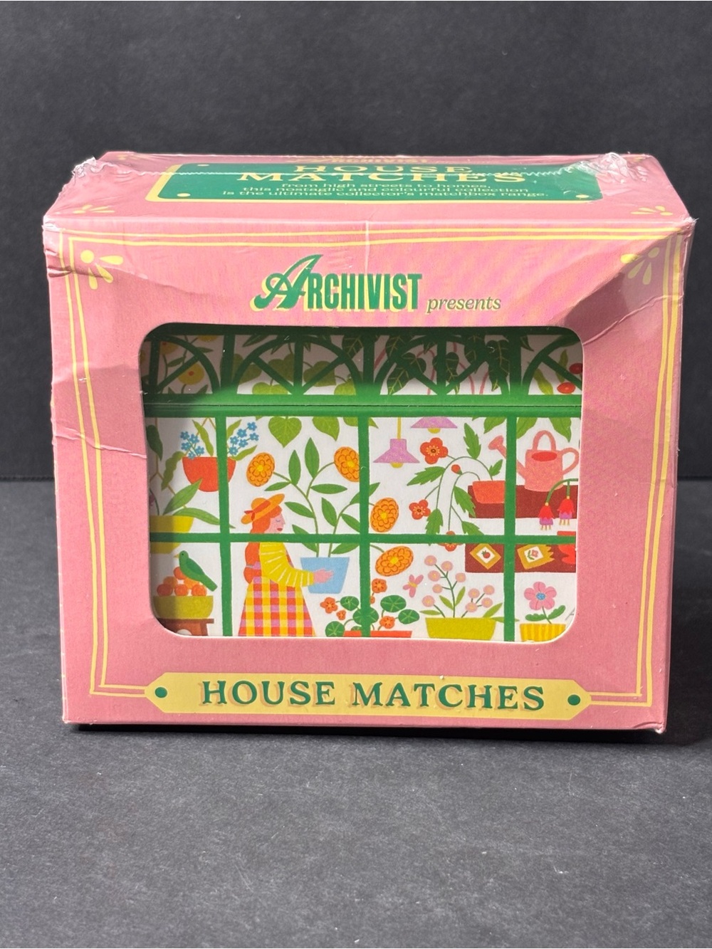 Anthropologie Greenhouse House Matches by Archivist Great Stocking Stuffer New - Picture 7 of 16
